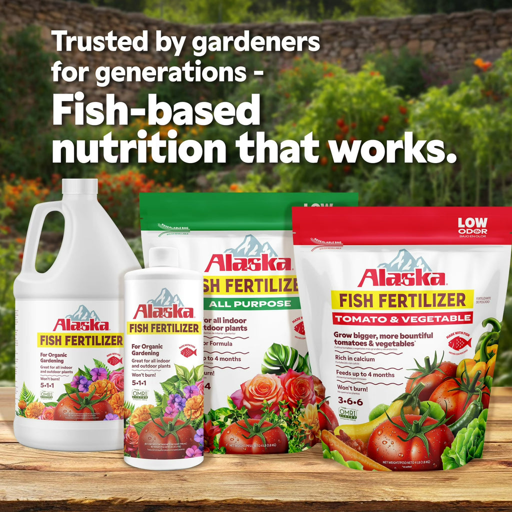 Alaska Fish Fertilizer 5-1-1 Plant Food – 1 Quart