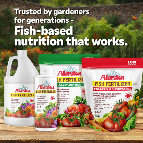 Alaska Fish Fertilizer 5-1-1 Plant Food – 1 Quart