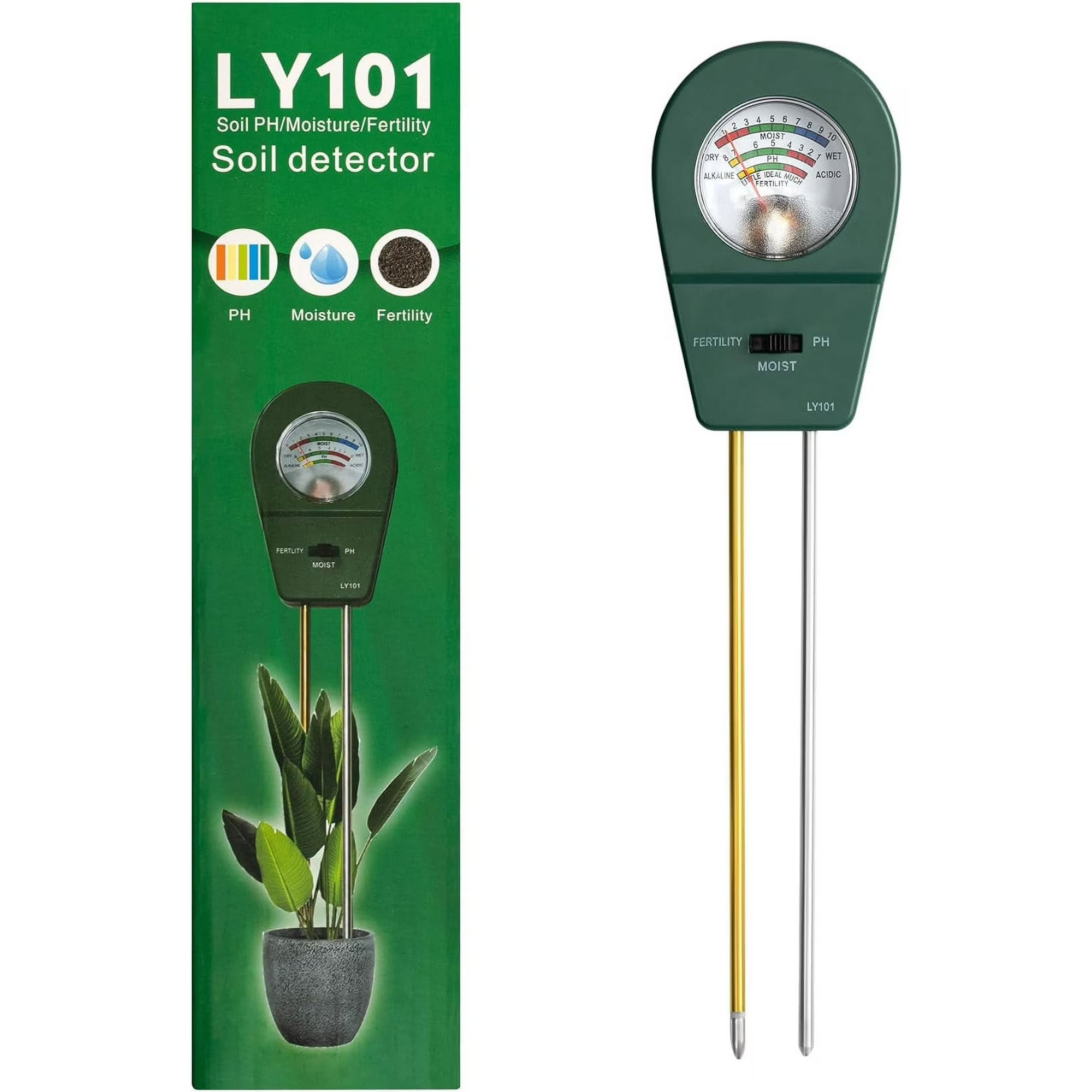 3-in-1 Soil Tester Kit for Plant Care