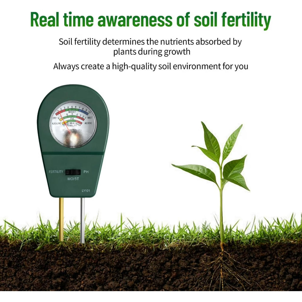 3-in-1 Soil Tester Kit for Plant Care