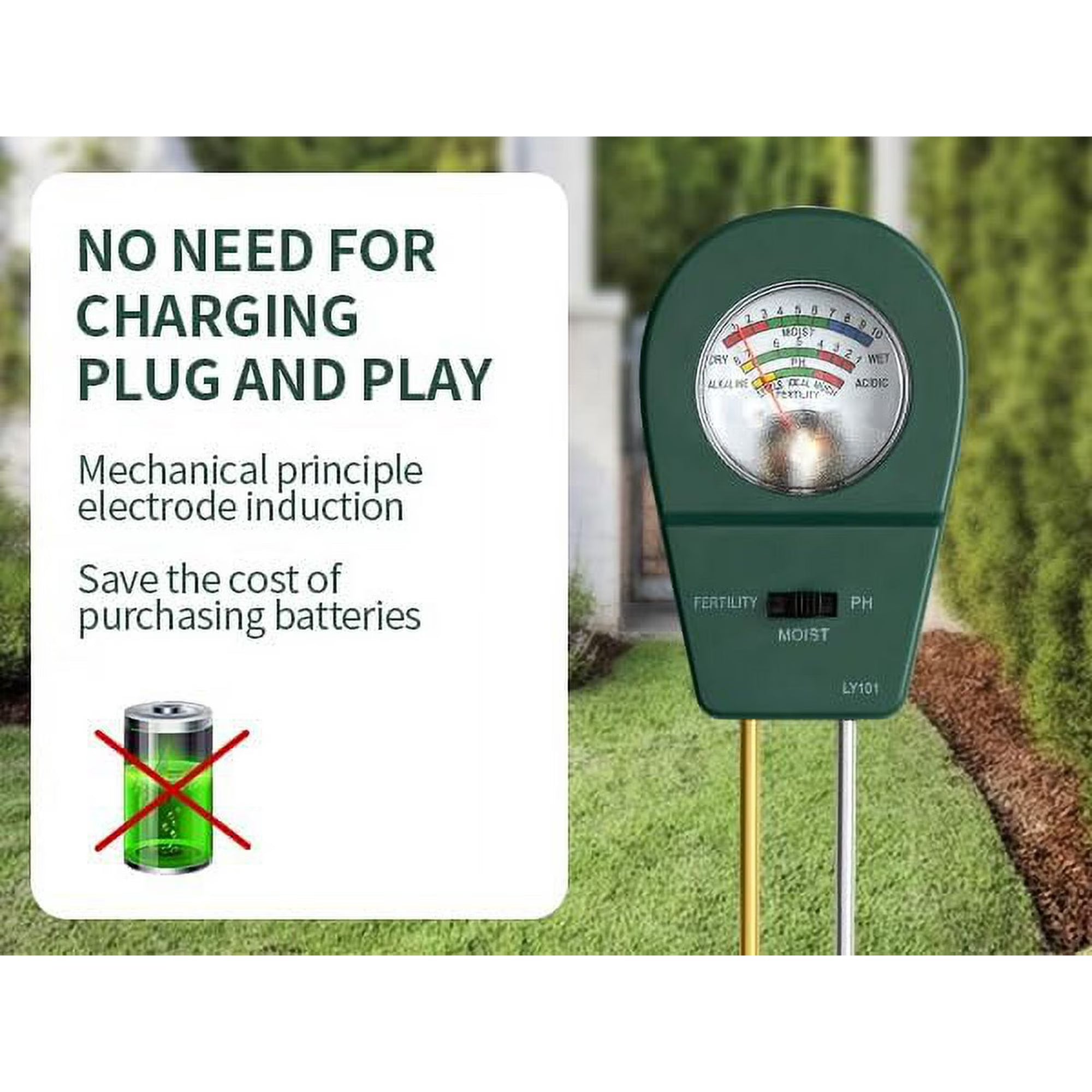 3-in-1 Soil Tester Kit for Plant Care