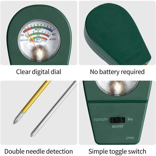 3-in-1 Soil Tester Kit for Plant Care
