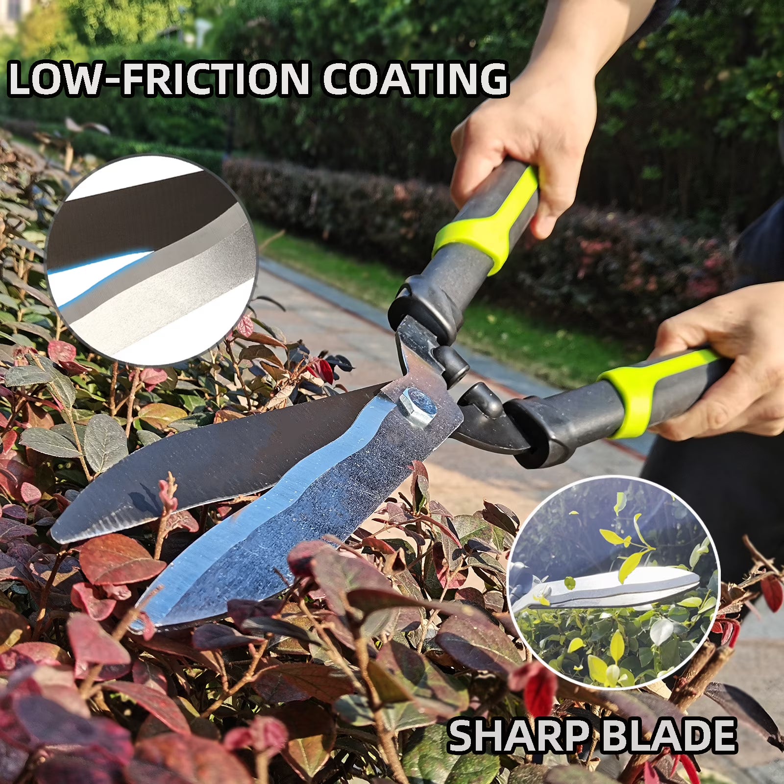YARTTING 3-Piece Garden Tool Set with Loppers, Hedge Clippers & Garden Shears