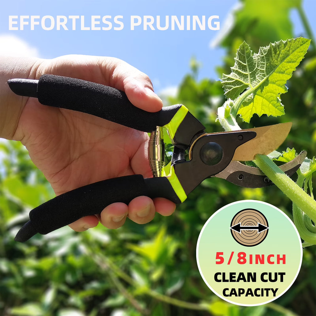 YARTTING 3-Piece Garden Tool Set with Loppers, Hedge Clippers & Garden Shears