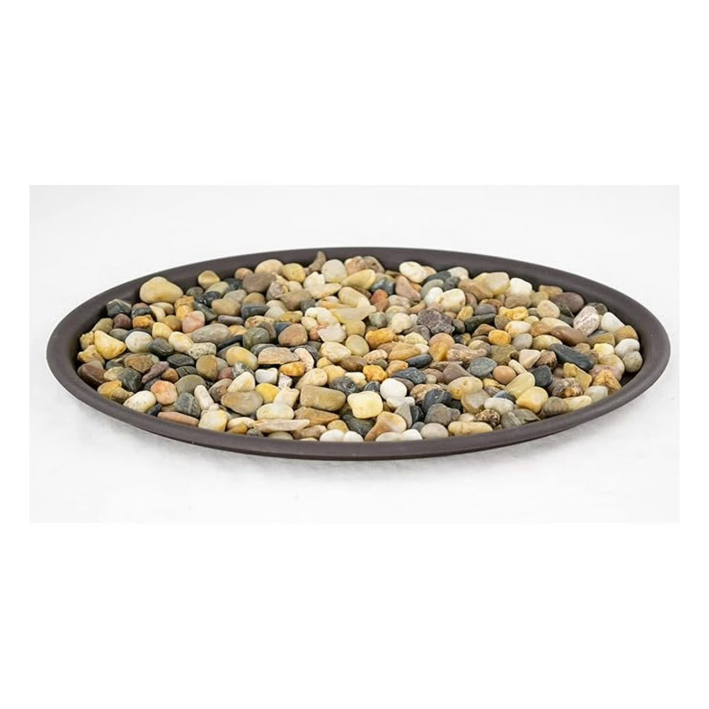 Humidity Tray with Decorative Rocks for Indoor Plants