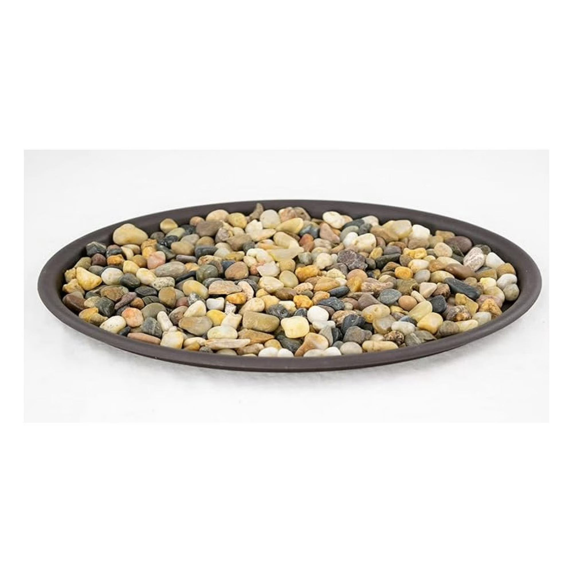 Humidity Tray with Decorative Rocks for Indoor Plants