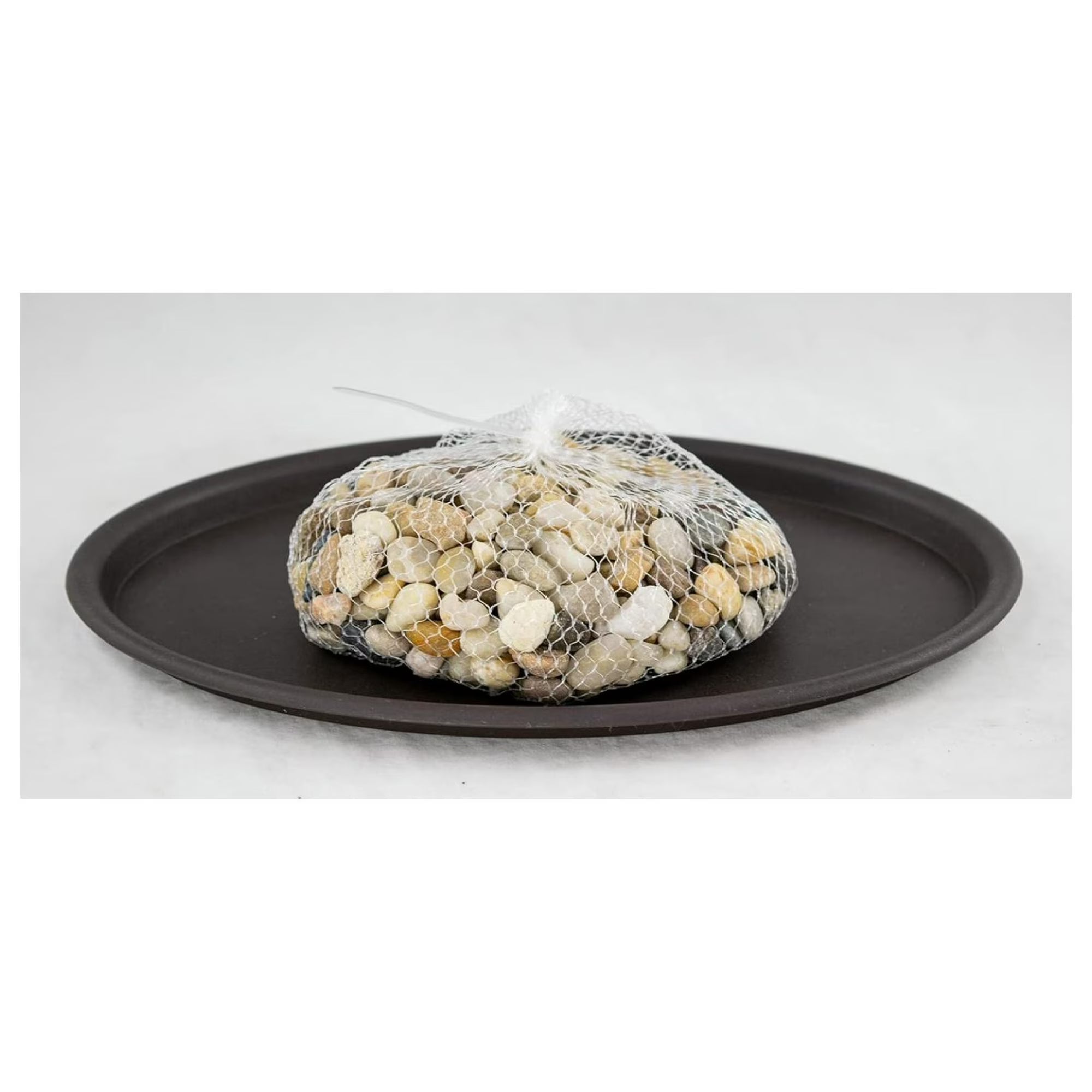 Humidity Tray with Decorative Rocks for Indoor Plants